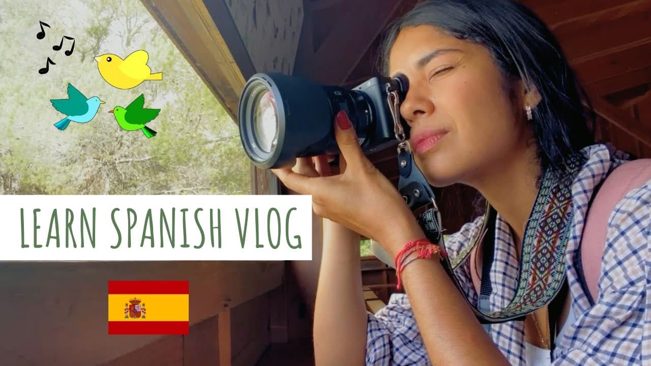 PRACTICE SPANISH with this VLOG | 🇪🇸 I did a school project (w/ subtitles)