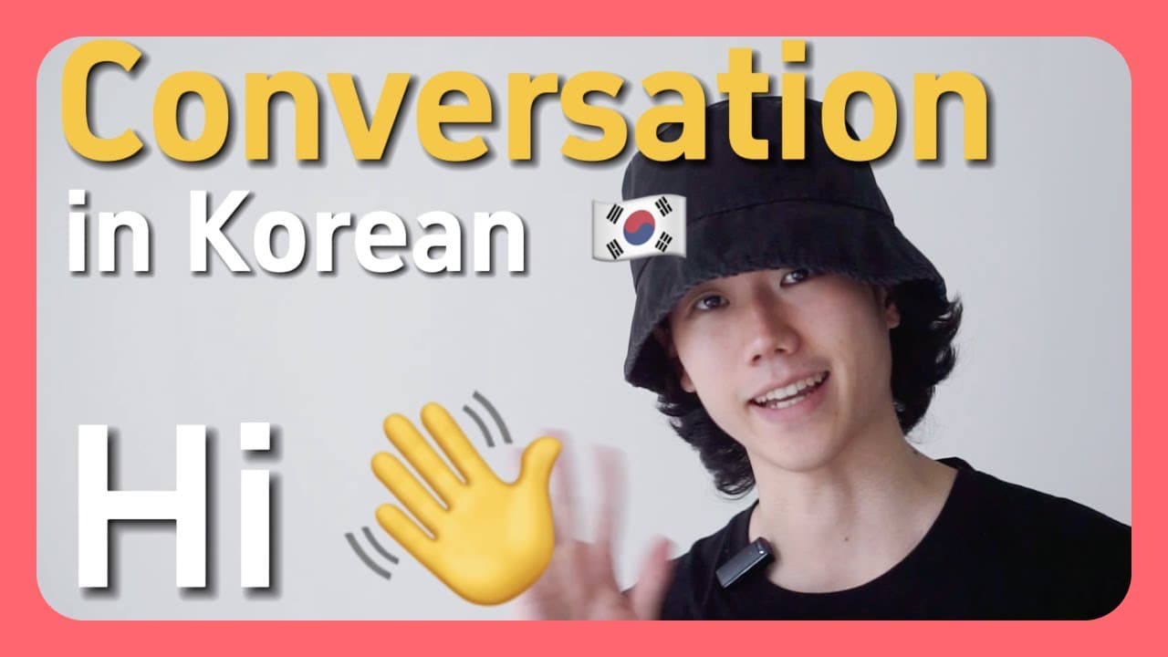 Korean Conversation for beginners 🇰🇷 - Hello | Easy & Slow