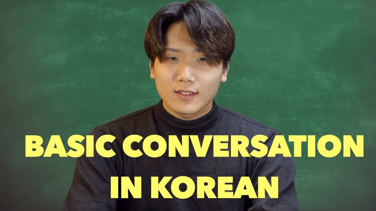 Basic Conversation in Korean